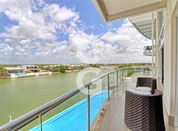 Departamento · 250m² · 3 Recámaras · 2 Estacionamientos · Departamento en Venta y Renta en Marina Turquesa en Residencial Lagos del Sol con Vista Al Lago