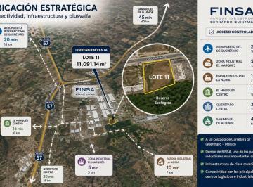 Terreno industrial , El Marqués · Terreno Industrial en Venta Finsa Querétaro, Parque Industrial Bernardo Quintana El Marqués, Qro