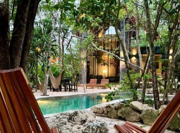 Casa de 2 habitaciones, Tulum · Villa Eco - Chic Premium con Alberca Privada y Paneles Solares