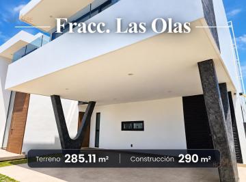 Casa · 290m² · 3 Recámaras · Casa con Terraza y Jardín | Residencial Las Olas