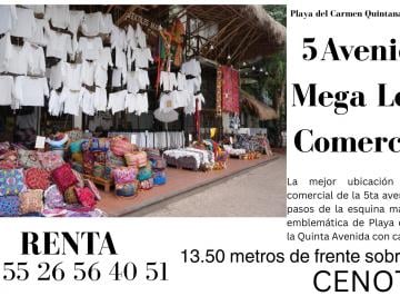 Local comercial · 300m² · 1 Recámara · El Mejor Local Comercial 5 Av Playa del Carmen