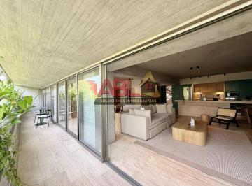 Departamento · 150m² · 2 Recámaras · 1 Estacionamiento · Departamento en Renta en Condesa con Terraza, Totalmente Equipados