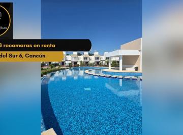 Casa · 3 Recámaras · Casa en Renta de 3rec, en Residencial Izamal, Cancún