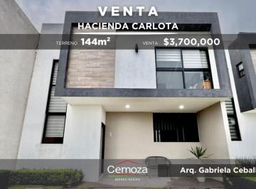 Casa · 144m² · 3 Recámaras · 2 Estacionamientos · Casa en Venta Hacienda Carlota