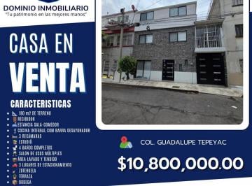 Casa de 3 habitaciones, Gustavo A. Madero · Dominio Inmobiliario Propone en Venta Casa en Colonia Guadalupe Tepeyac