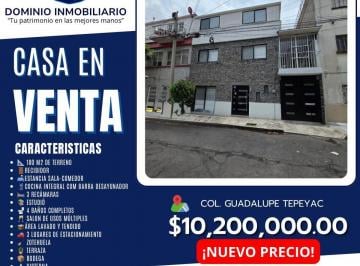 Casa de 3 habitaciones, Gustavo A. Madero · Dominio Inmobiliario Propone en Venta Casa en Colonia Guadalupe Tepeyac