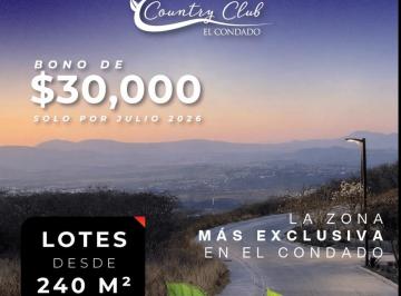 Terreno / Lote · 248m² · Vendo Terreno en Country Club en El Condado Querétaro