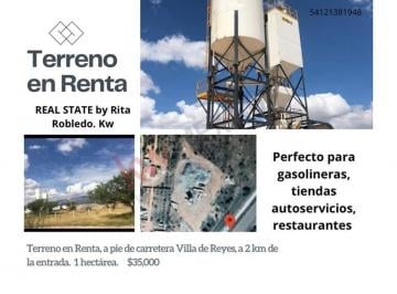 N/A · Propiedad en Renta - Calle Plazuela Hidalgo 1, Barrio Calvario, 79500 Villa de Reyes, Slp, México