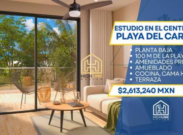 Departamento · 34m² · 1 Recámara · 1 Estacionamiento · Departamento a La Venta, Playa del Carmen, 100 m de La Playa. Centro de La Ciudad