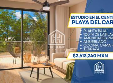 Departamento · 34m² · 1 Recámara · 1 Estacionamiento · Departamento a La Venta, Playa del Carmen, 100 m de La Playa. Centro de La Ciudad