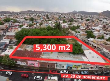 N/A · Terreno de 5,300 m² con Frente a Calle 20 de Noviembre en $10,000 por m² en Hidalgo de Parral