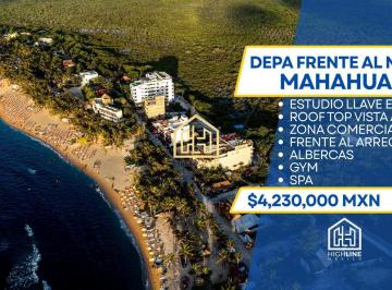 Departamento · 46m² · 1 Recámara · 1 Estacionamiento · Departamento Frente Al Mar a La Venta, Mahahual, Premium, Cruceros, Arrecife, Zona Comercial, Plusvalia