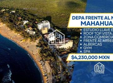 Departamento · 46m² · 1 Recámara · 1 Estacionamiento · Departamento Frente Al Mar a La Venta, Mahahual, Premium, Cruceros, Arrecife, Zona Comercial, Plusvalia