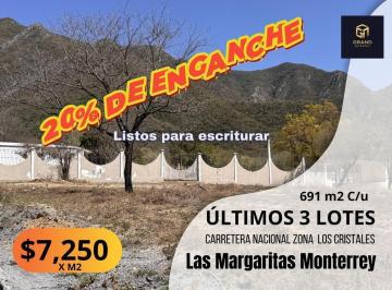 Terreno / Lote · 691m² · Terreno en Venta en Monterrey Carretera Nacional