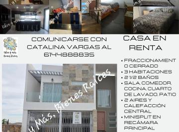 Casa de 3 habitaciones, Chihuahua · Casa Amueblada y Equipada