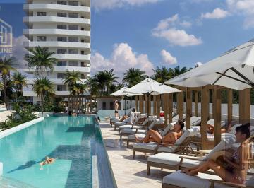 Departamento · 61m² · 1 Recámara · 1 Estacionamiento · En Venta Departamento de 1 Habitación en Cancún en Condominio Exclusivo con Piscina y Gimnasio