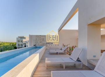 Departamento · 55m² · 1 Recámara · 1 Estacionamiento · Departamento Tipo Estudio en Venta en Tulum, Rodeado de Naturaleza y Estilo con Alberca y Gimnasio