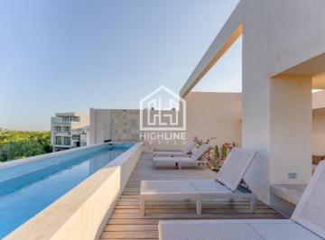 Departamento · 55m² · 1 Recámara · 1 Estacionamiento · Estudio en Venta en Aldea Zamá, Tulum de 55 m² con Alberca y Gimnasio