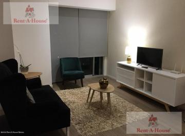 Departamento · 55m² · 1 Recámara · 1 Estacionamiento · Departamento Amueblado en Renta en Anahuac, Miguel Hidalgo Cr 26 - 2845.