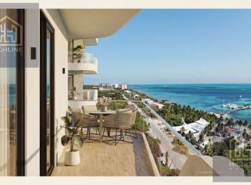 Departamento · 96m² · 2 Recámaras · 2 Estacionamientos · 2 Recamaras con Vista Al Mar, Nuevo Lanzamienro, Costa Mujeres, Cancun