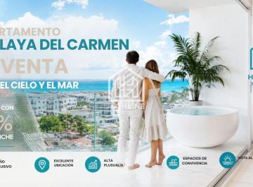 Departamento · 58m² · 2 Recámaras · 1 Estacionamiento · Departamento en Playa del Carmen en Venta/ubicación Estratégica/vista Al Mar/