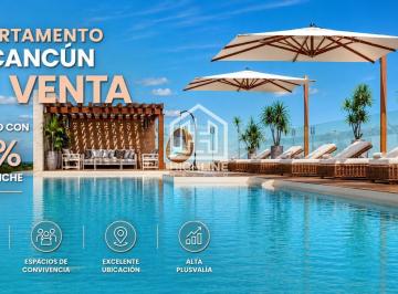 Departamento · 91m² · 2 Recámaras · 1 Estacionamiento · Departamento en Venta en La Ciudad de Cancún/ 2 Habitaciones/ Alberca/