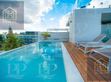 Departamento · 108m² · 2 Recámaras · 1 Estacionamiento · Loft de 108 m² a 1 Cuadra de La 5ta Av | Playa del Carmen