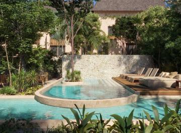Departamento · 46m² · 1 Recámara · 1 Estacionamiento · Tu Rincón Sagrado en Tulum, Estudio con Balcón