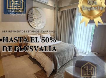 Departamento · 57m² · 1 Recámara · 2 Estacionamientos · Departamento Estudio en Venta Equipado en Cancun Zona Sur con Financiamiento Directo