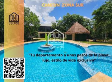 Departamento · 91m² · 2 Recámaras · 2 Estacionamientos · ¡El Equilibrio Perfecto Cancún Zona Sur! ¡Conectividad y Tranquilidad