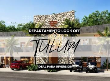 Departamento · 60m² · 2 Recámaras · 1 Estacionamiento · Departamento Lock Off | Tulum | Alta Plusvalía | Amenidades |