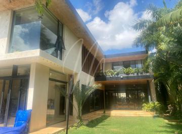 Casa · 795m² · 4 Recámaras · 4 Estacionamientos · Casa en Renta Frente Al Lago en Cancun, Lagos del Sol