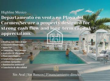 Departamento · 58m² · 2 Recámaras · 1 Estacionamiento · Departamento en Venta en Playa del Carmen High Roi Opportunity Prime Location Ready Income.