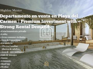 Departamento · 29m² · 1 Recámara · 1 Estacionamiento · Departamento en Venta en Playa del Carmen | Premium Investment With Strong Rental Demand