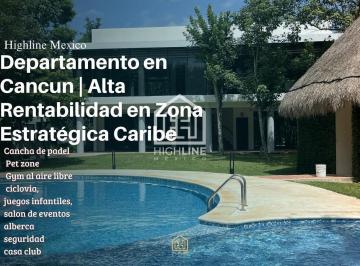 Departamento · 91m² · 2 Recámaras · 1 Estacionamiento · Departamento en Cancun | Financiamiento Sin Bancos en Zona Sur | Mayor Conectividad y Plusvalía.