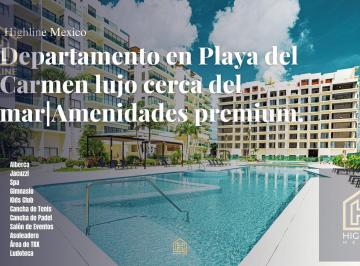 Departamento · 158m² · 2 Recámaras · 2 Estacionamientos · Departamento en Playa del Carmen Lujo Cerca del Mar con Amenidades Premium y Plusvalía Inmediata Ya.
