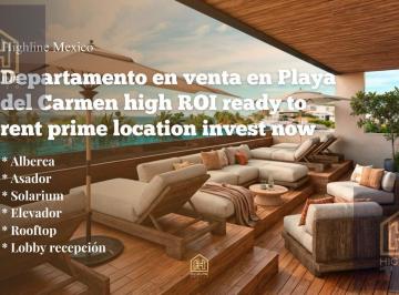 Departamento · 40m² · 1 Recámara · 1 Estacionamiento · Departamento en Venta en Playa del Carmen High Roi Ready To Rent Prime Location Invest Now