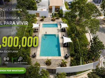 Casa · 63m² · 2 Recámaras · 1 Estacionamiento · Casa en Venta Desde $1,900,000 en Playa del Carmen