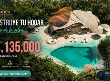 Terreno / Lote · 306m² · Lote Residencia en Venta Tulum a Minutos de La Playa.