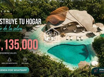 Terreno / Lote · 306m² · Lote Residencia en Venta Tulum a Minutos de La Playa.