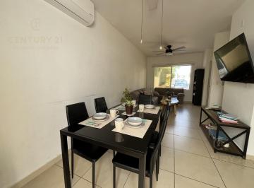 Casa · 112m² · 3 Recámaras · 1 Estacionamiento · Casa en Renta 3 Recamaras Amueblada Alberca Privada en Olivos 3 en Playa del Carmen P4605