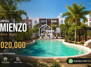 Departamento · 81m² · 3 Recámaras · 1 Estacionamiento · Casa en Venta – Playa del Carmen – 3 Recámaras – Alberca Aminutos de La Playa