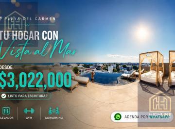 Departamento · 48m² · 1 Recámara · 1 Estacionamiento · Departamento en Venta – Playa del Carmen – 1 Recámara – Rooftop y Coworking