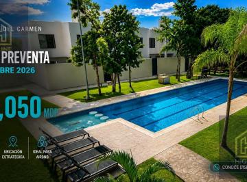Casa · 185m² · 3 Recámaras · 2 Estacionamientos · Casa en Preventa – Playa del Carmen – 3 Habitaciones – 5 Minutos de La Playa