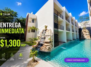 Departamento · 50m² · 1 Recámara · 1 Estacionamiento · Departamento Entrega Inmediata – Tulum – 1 Habitación – Alta Plusvalia