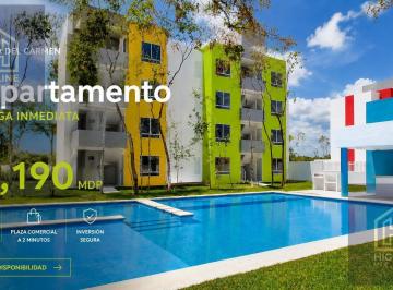 Departamento · 47m² · 2 Recámaras · 1 Estacionamiento · Departamento en Venta | Playa del Carmen | 2 Habitaciones | Zona Comercial E Ideal Renta