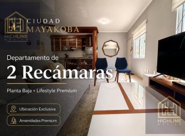 Departamento · 65m² · 2 Recámaras · 2 Estacionamientos · Departamento 2 Recamaras, Planta Baja - Ciudad Mayakoba