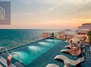 Departamento · 135m² · 2 Recámaras · 1 Estacionamiento · Departamento en Venta Puerto Morelos Frente Al Mar 2 Recámaras con Amenidades Premium