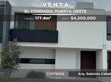 Casa · 175m² · 4 Recámaras · 2 Estacionamientos · Casa en Venta El Condado