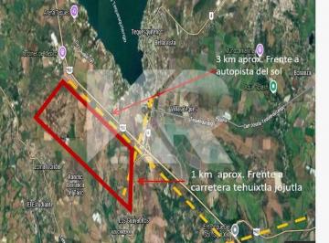 Terreno / Lote , Jojutla · En Venta 300 Hectáreas $700 Mxn por m² Junto a Jardines de México Sobre La Autopista Siglo Xxi
